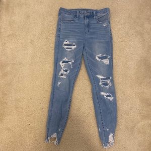 American Eagle super hi-rise jeggings